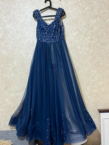 Elegant Navy Blue Evening Gown for Sale