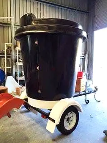 Heavy-Duty Mobile Cafe Stand Unit for Sale