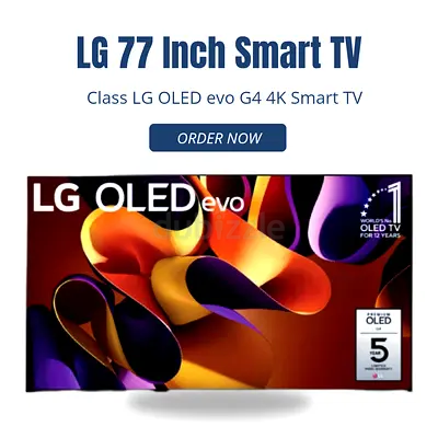 LG 77 Inch Class LG OLED Evo G4 4K Smart TV