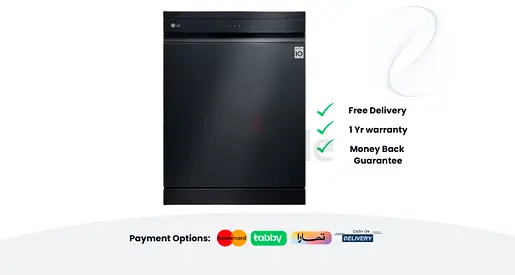 Brand New LG Dishwasher - QuadWash, TrueSteam, Direct Drive | 1 Year Warranty | DFB325HM