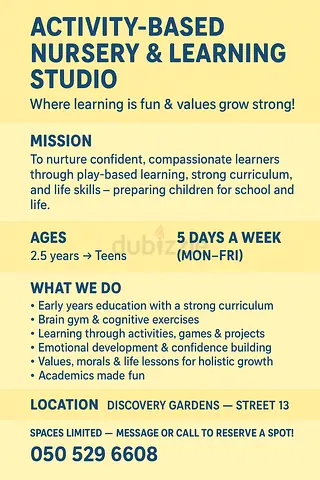 Early Learning Through Play  Exploration Hands on Learning Studio for Kids