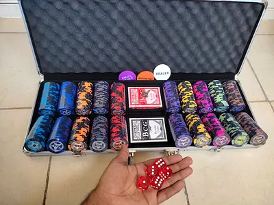 Top  class 500 pc poker Chips