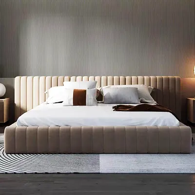 Luxury comfortable 200*200 Super king Bed