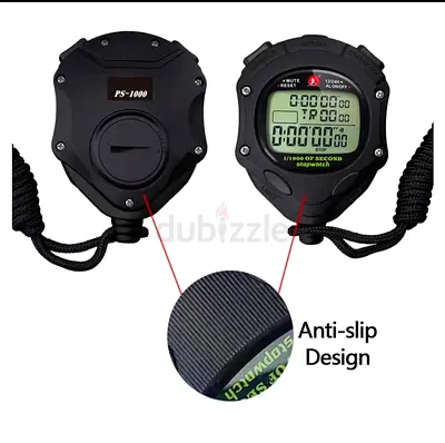 Digital Sports Stopwatch Timer Multi-laps/Splits Mem