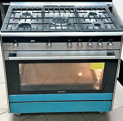 Siemens iQ700 Dual Fuel Cooking Range – 90 × 60 cm Top Gas Burners + Electric Oven | Premium Germany