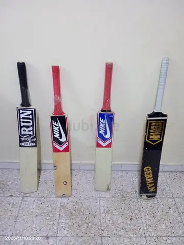 Tape ball bats for sale and one hard ball bat