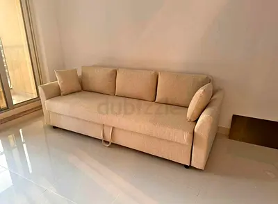 Ikea Comfortable Beige Sofa for Sale