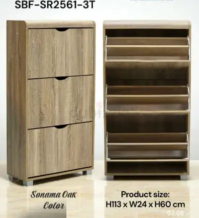 Stylish Sonama Oak Storage Cabinet