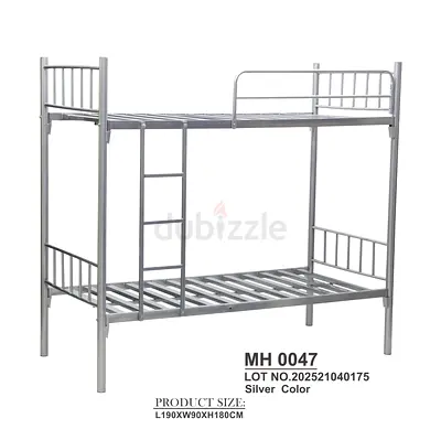 Sturdy Silver Bunk Bed for Sale