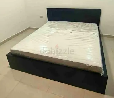 IKEA Malam king size 180×200cm bed frame with IKEA mattress and 2 big storage drawers underneath is