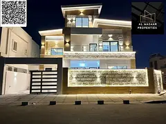 Luxury villa for sale in Ajman – Al Yasmin area | High-end finishes | Spacious area | Price: AED 2