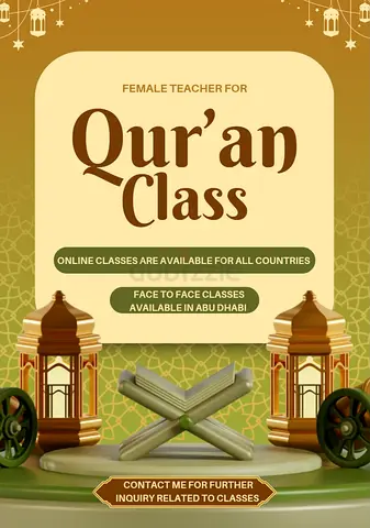 Female Quraan Teacher