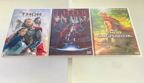 3 Thor Movie DVD’s