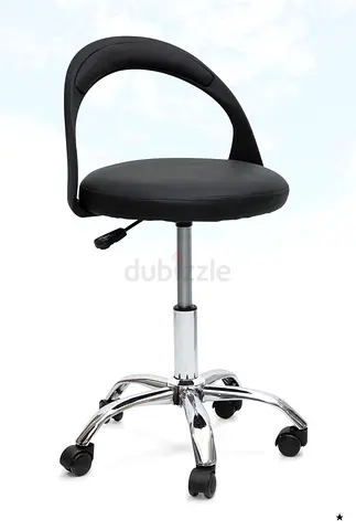 Comfortable Black Office Chair with Wheels