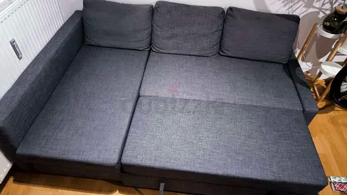 Comfortable Grey Sectional Sofa with Storage