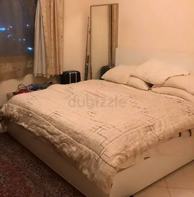 2 sets of Comfortable King-Size Bed with Soft Bedding with storage drawers underneath