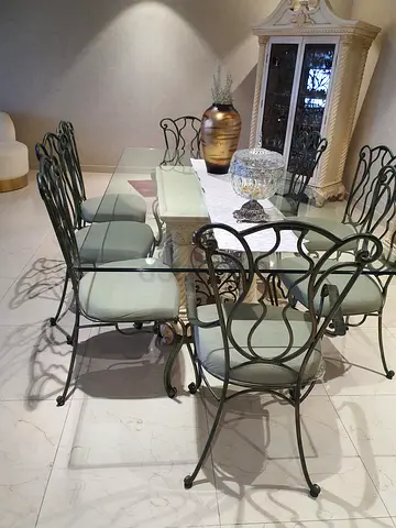 Beautiful large dinning table with buffet