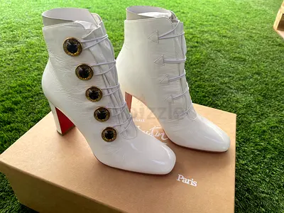 Christian Louboutin Lady See 85 Vintage Latte/Gold – 38.5 – Brand New  Rare