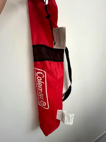 Coleman Red Carry Bag for Outdoor Equipment