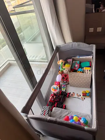 Gently Used Baby Playpen with Mattress for Sale