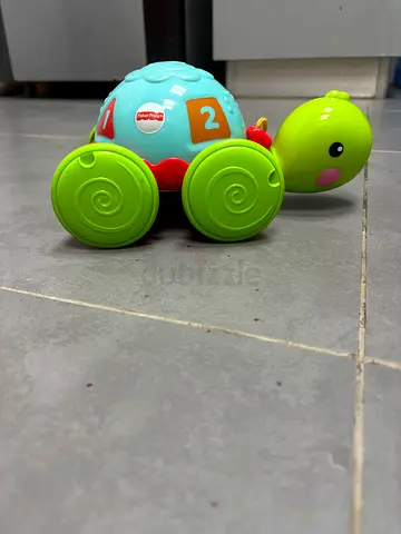 Fisher Price Pull Along Turtle Learning and Development “Grow-with-Me” Toy for Babies