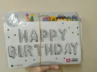 Happy Birthday Balloon Set