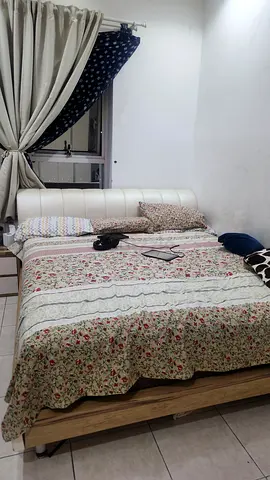 Cozy and Elegant Bed Frame with Quality Mattress and Bed Set