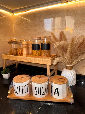 ceramic pots 3 pieces brand new 35 Aed