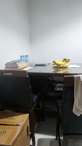 HOME CENTER DINING TABLE!! Rotatable chairs and custom glass