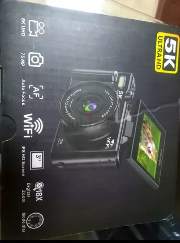 5K UHD Digital Camera with WiFi  Auto Focus