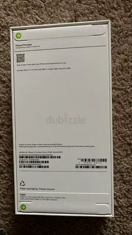 iPhone 17 Pro Max 256 GB esim