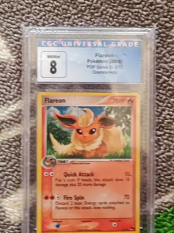 Flareon Pokémon Card (2006) - CGC Universal Grade 8