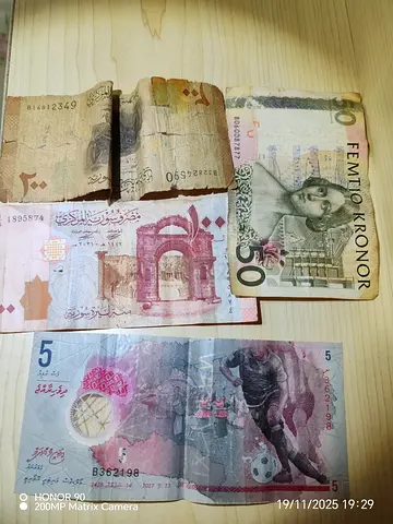 Perfect Collection of Vintage Currency Notes