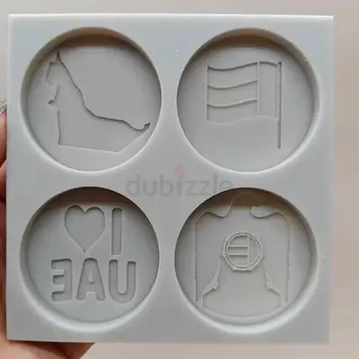 Creative UAE-themed Silicone Mold