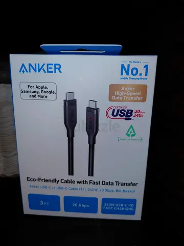 Anker Eco-Friendly USB-C to USB-C Fast Data Transfer Cable