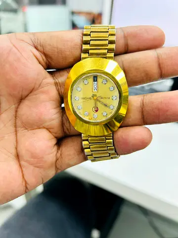 RADO Used, Elegant Gold Watch with Diamond Accents