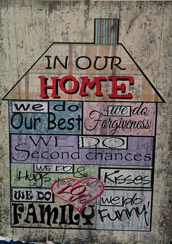 Charming Home-Themed Wall Art Decoration