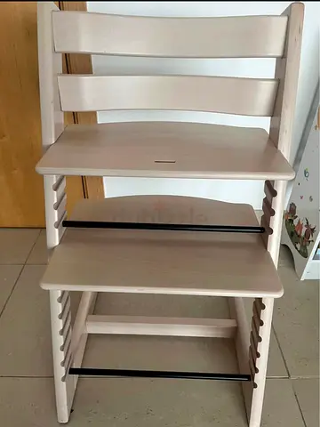 Sturdy Wooden High Chair for Infants and Toddlers