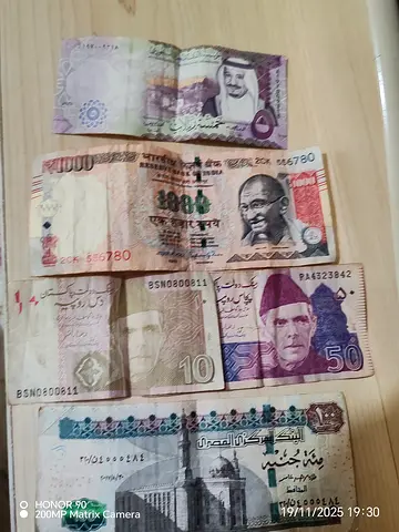 A Unique Collection of Vintage Currency Bills