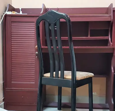 Sturdy Wooden Desk with Chair for Sale