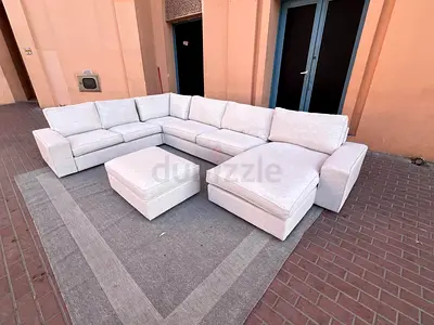 Premium Quality IKEA Kivik U Shape Sofa Beige without footstool