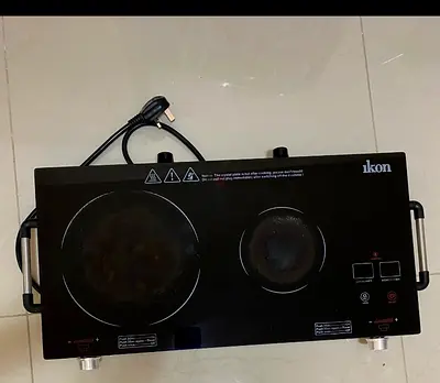 Ikon double burner infrared cooker
