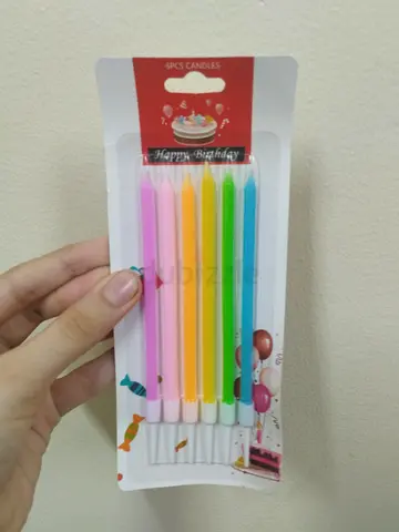 Colorful Happy Birthday Candles 1pc