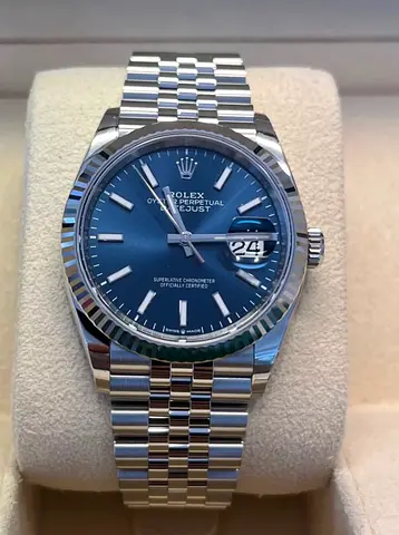 SC Rolex DateJust Blue 36 1-1