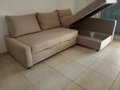 Comfortable and Spacious Sofa Bed with Storage
