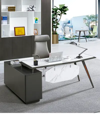 Executive L shape modern table 180cm