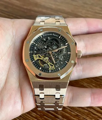 SC Audemars Piguet Skeleton Rose 1-1