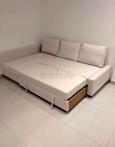L shape sofa bed with storage