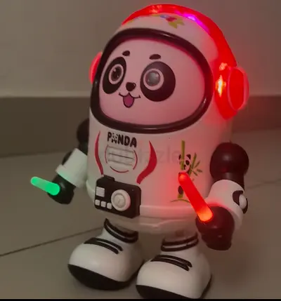 Space Panda Dance Robot Toy with Dynamic Dance Moves, Vibrant Flashing Lights  Music for Toddlers