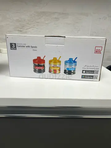 Set of 3 Canister  Spoon